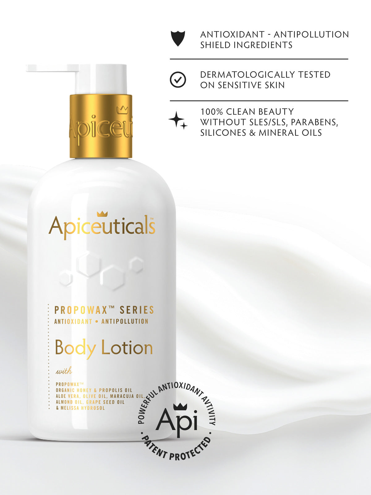 Apiceuticals PROPOWAX™ Antioksidantu Ķermeņa losjons