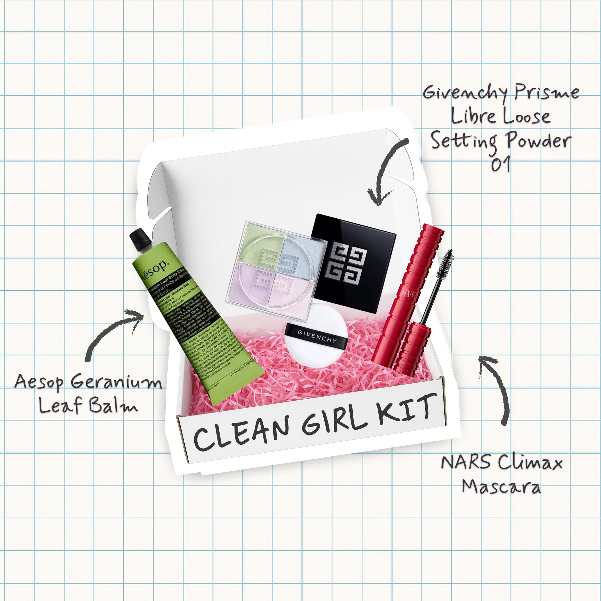 Clean Girl Kit - Givenchy & Aesop & NARS