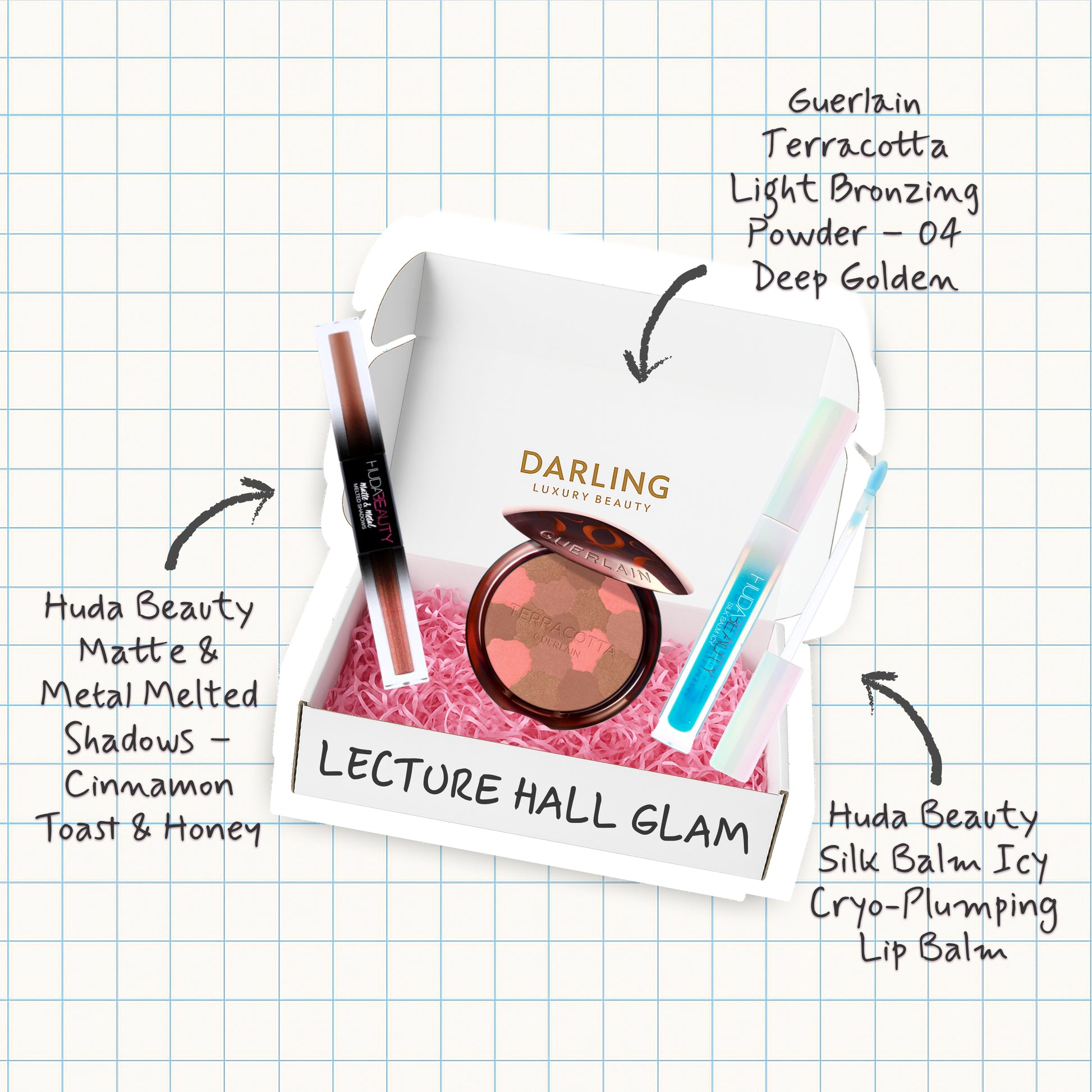 Lecture Hall Glam Kit - HUDA & Guerlain