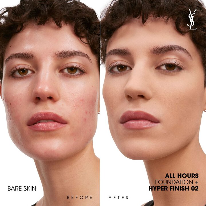 Пудра YSL All Hours Hyper Finish – оттенок 02