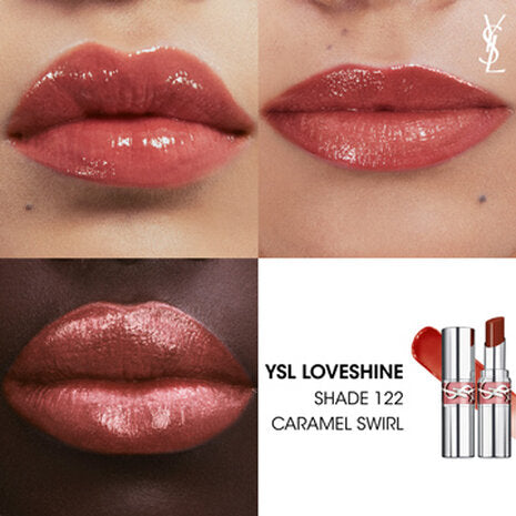 YSL Loveshine глянцевая губная помада  — 122 Caramel Swirl
