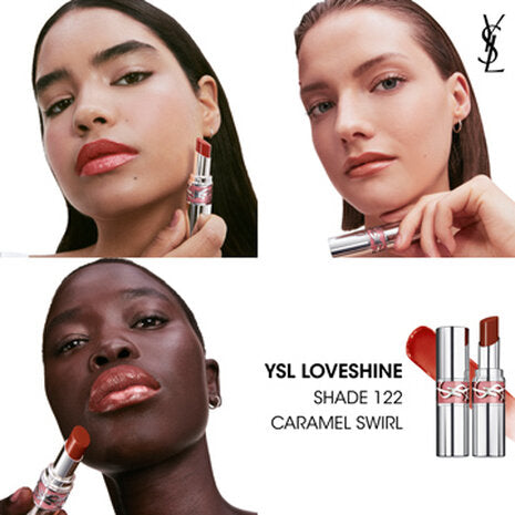 YSL Loveshine глянцевая губная помада  — 122 Caramel Swirl