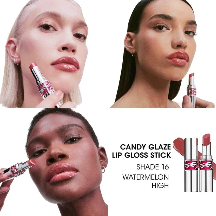 YSL Candy Glaze Блеск для губ – оттенок 16 Watermelon High