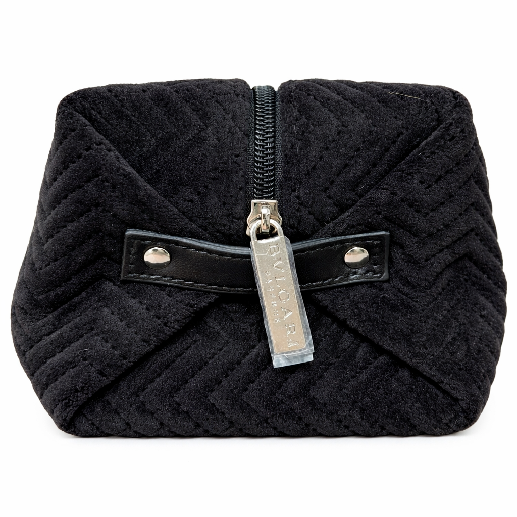 BVLGARI Cosmetic Makeup Bag Travel Pouch