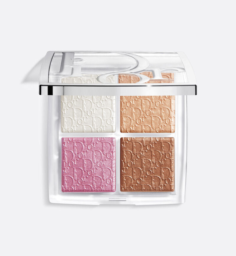 Dior makeup palette with four colors on a white background