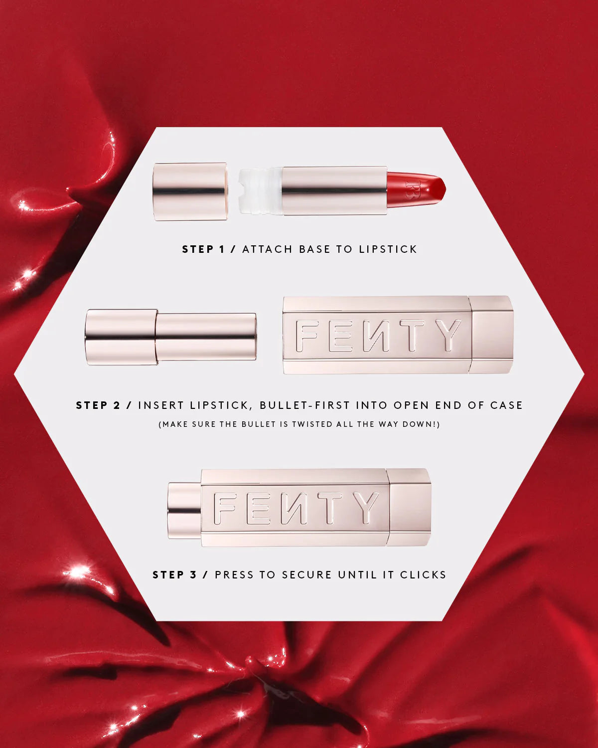 Набор Fenty Icon – Sorta Single с сменной полуматовой помадой
