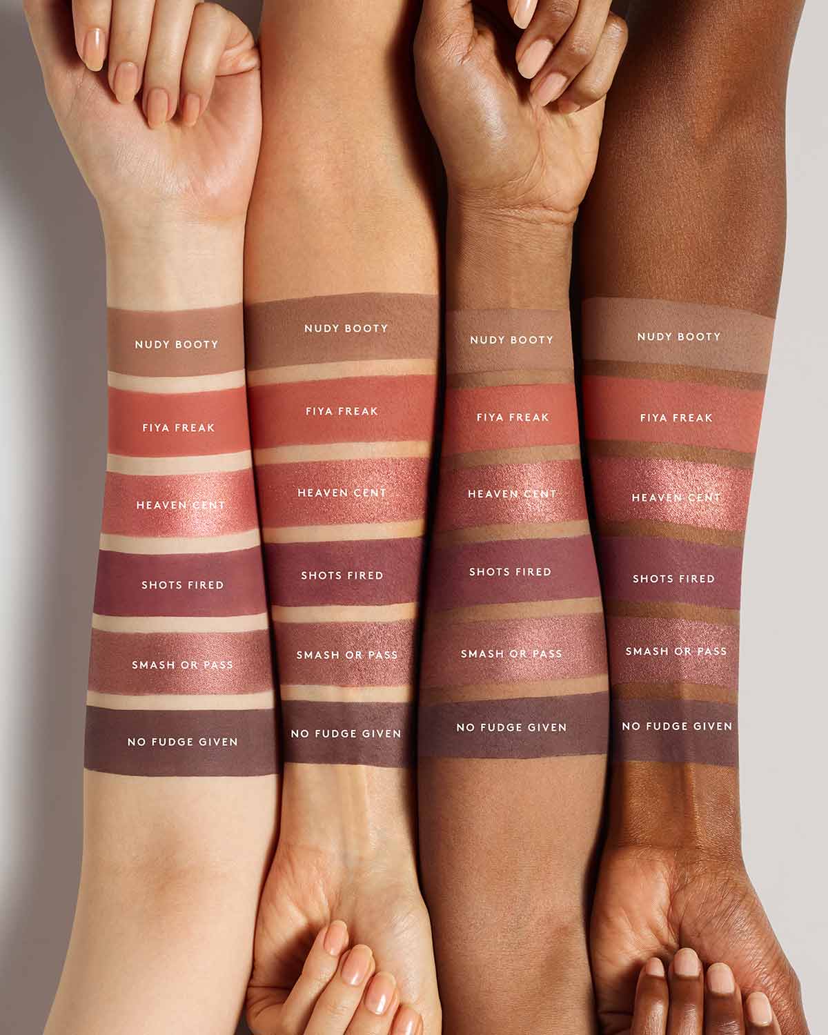 Fenty Beauty Snap Shadows Mix & Match acu ēnu palete – dziļi neitrāli toņi