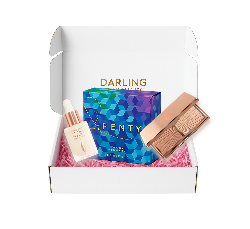 Charlotte Tilbury & Fenty Luxury Gift Set – Serum, Lipstick & Mini Bronze & Glow