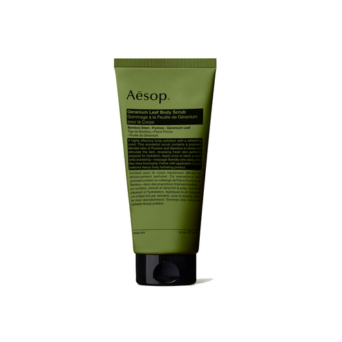 Aesop ģerānijas lapu ķermeņa skrubis 180ml