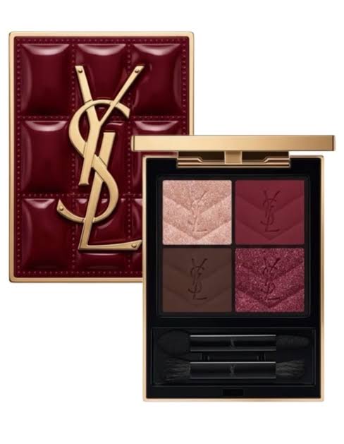 YSL Couture Mini Clutch Eyeshadow Palette 1982 Burgundy Millesime