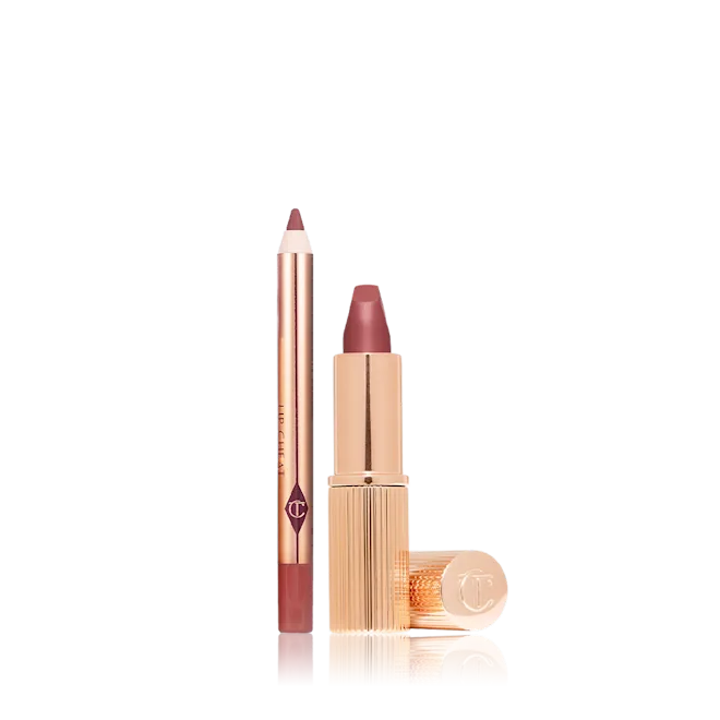 Набор для губ Charlotte Tilbury Mini Pillow Talk – Pillow Talk Medium