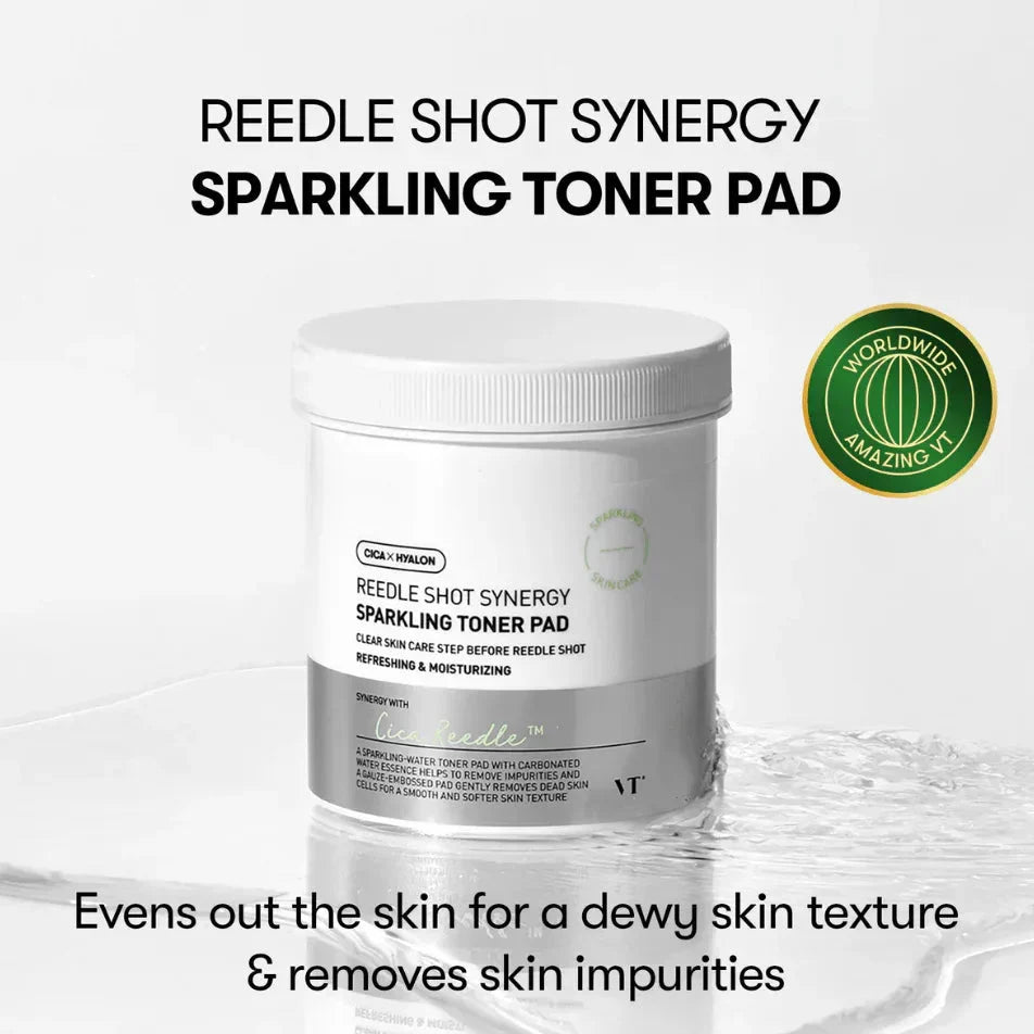 VT COSMETICS Reedle Shot Synergy Sparkling Toner Pad