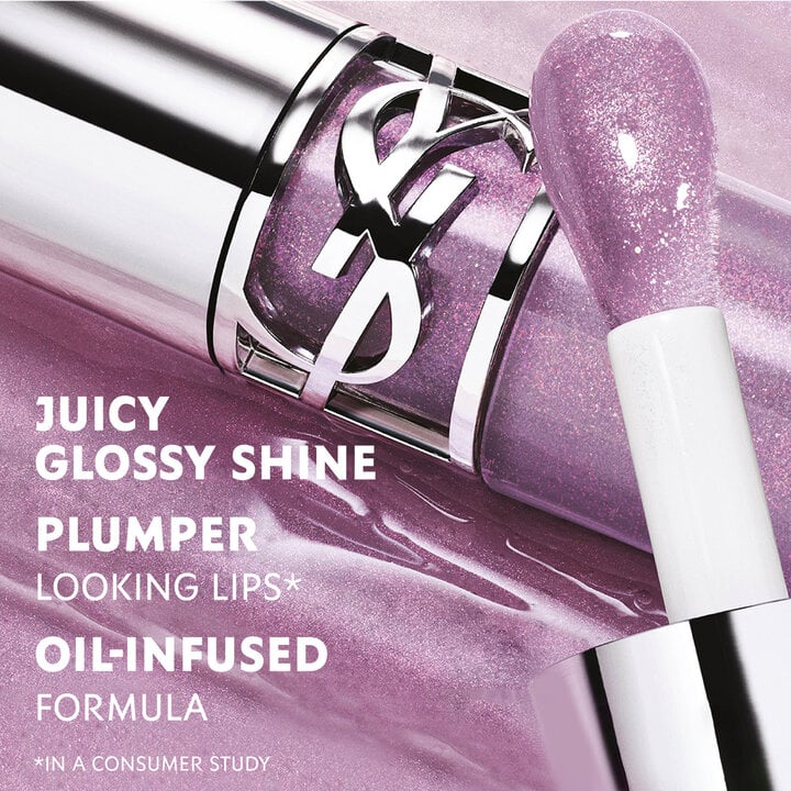 YSL Loveshine Plumping Lip Oil Gloss – 01 Thunder Stealer