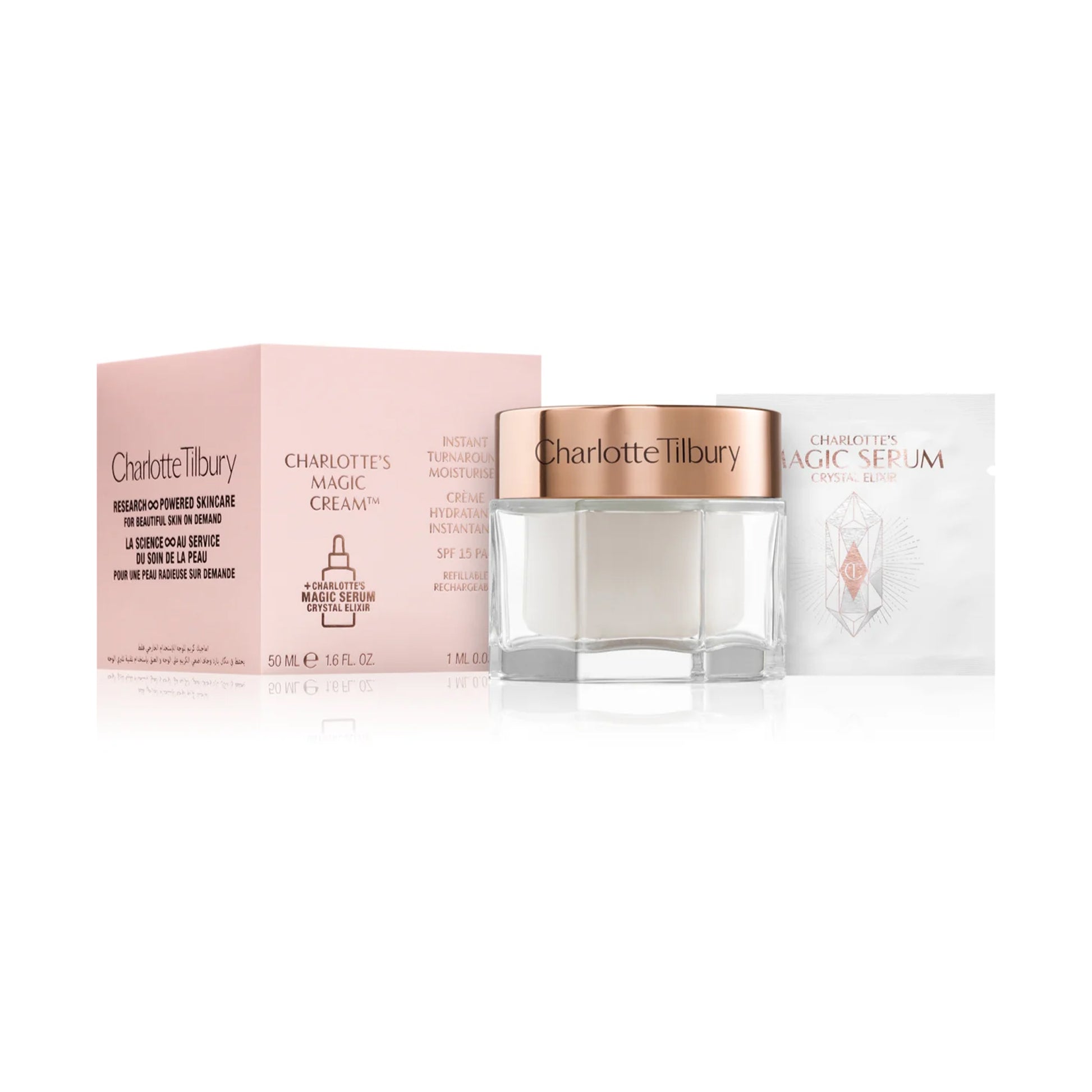 Charlotte Tilbury Charlotte’s Magic Cream 50 ml + Magic Serum Crystal Elixir 1 ml