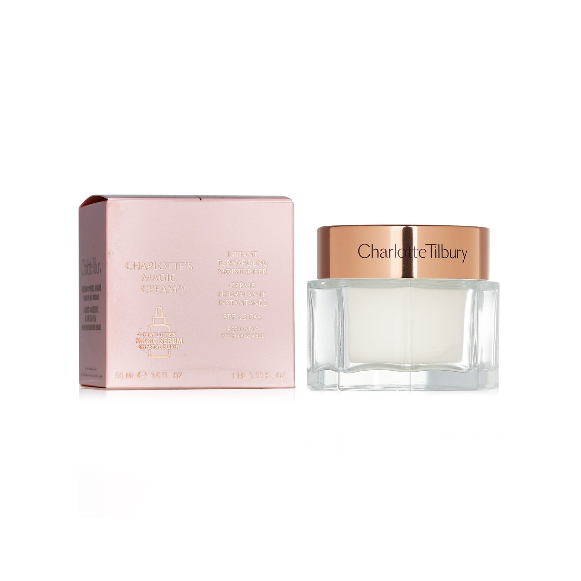 Charlotte Tilbury Charlotte’s Magic Cream 50 ml + Magic Serum Crystal Elixir 1 ml