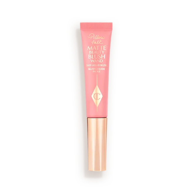 Charlotte Tilbury Pillow Talk Matte Beauty Blush Wand — easy liquid blush for a soft matte finish