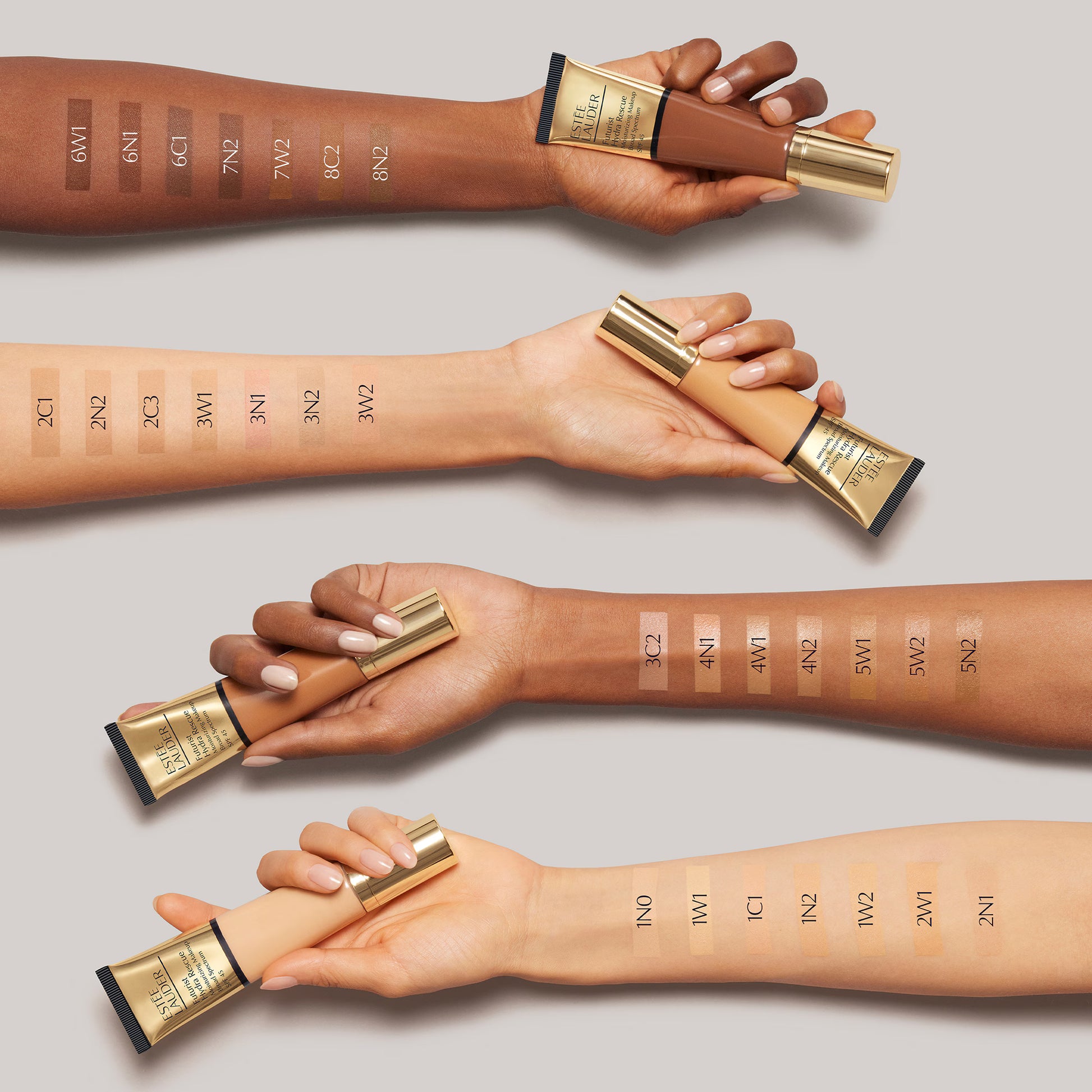Estée Lauder Futurist Moisture 2-in-1 Foundation 45 SPF – 1N2 Ecru