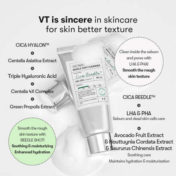 VT COSMETICS Reedle Shot Cleanser