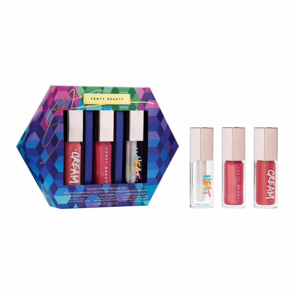 Fenty Beauty Glossy Posse Volume 6.0 Trio – 3 × 9 ml