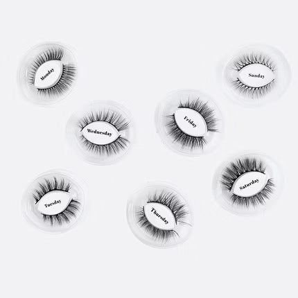 Накладные ресницы OH MY LASH из черной искусственной – 7 пар