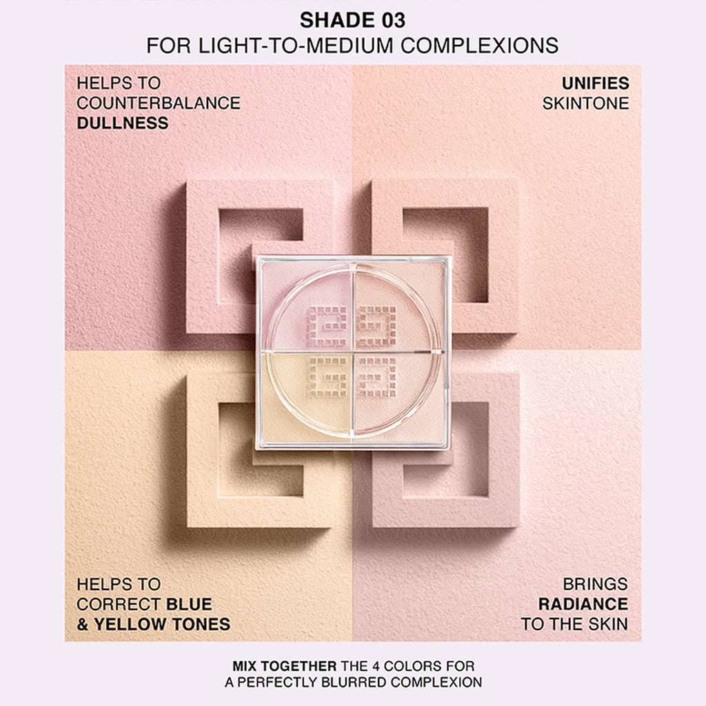 Givenchy Prisme Libre 4-Colour Loose Powder – 03 Voile Rosé