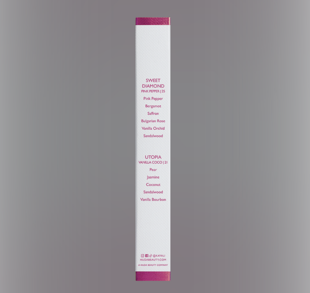 Kayali Eau de Parfum Rollerball Duo – аромат Sweet Diamond Pink Pepper 25 и Utopia Vanilla Coco 21