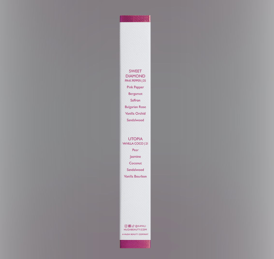 Kayali Eau de Parfum Rollerball Duo – аромат Sweet Diamond Pink Pepper 25 и Utopia Vanilla Coco 21