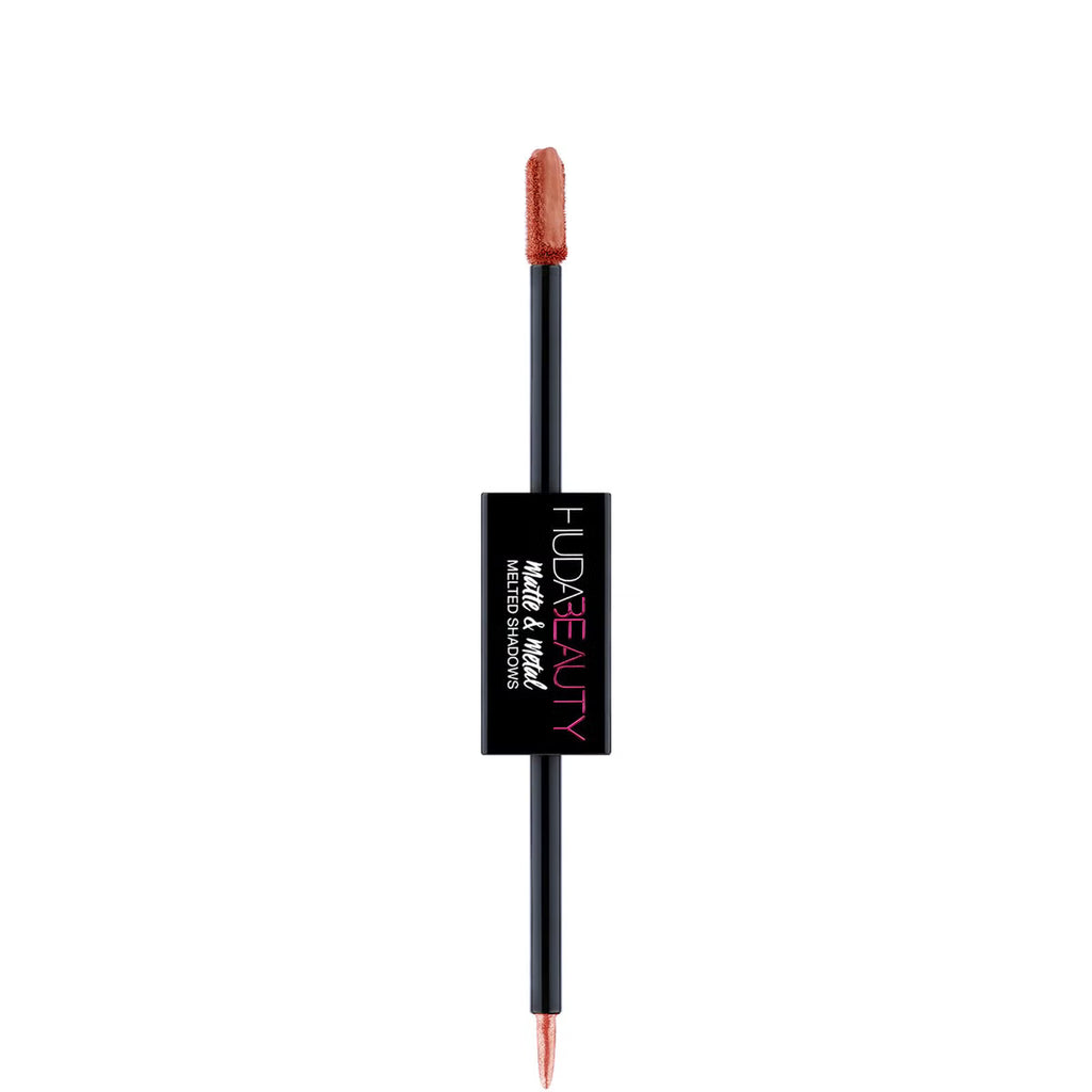 Матовые и металлические тени Huda Beauty Matte & Metal Melted Shadows – Cinnamon Toast & Honey