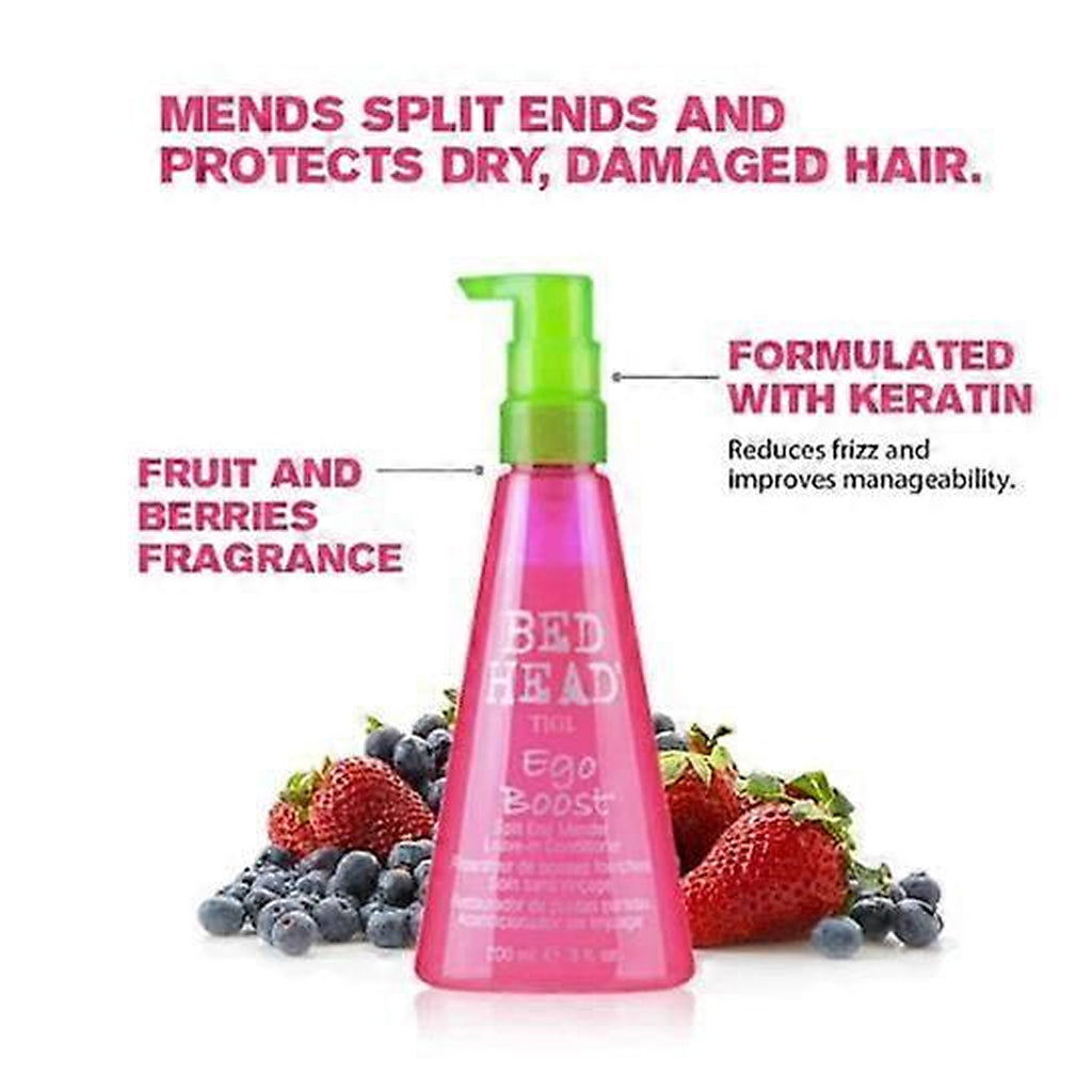 Bed Head by TIGI Ego Boost Leave-In Conditioner for Damaged Hair – 237 ml